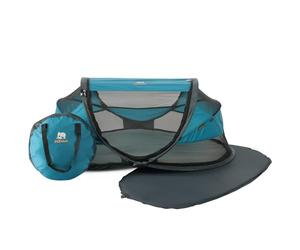 Deryan Cuna de Viaje para niños con colchón Desde el Nacimiento hasta los 2,5 años, Cuna Plegable, Tienda de campaña Que se Monta en 2 Segundos, Incluye mosquitera y Bolsa de Viaje, 120 x 75 x 50 cm