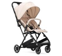 Deryan Easy Silla de Paseo Ligera, 0-4 años, 0-22 kg, Correa de Transporte, Silla Paseo Compacta, 3 Reclinaciones, Reclinación Total, Plegado Automático, Bandolera - Taupe
