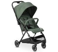 Deryan Easy Silla de Paseo Ligera, 0-4 años, 0-22 kg, Correa de Transporte, Silla Paseo Compacta, 3 Reclinaciones, Reclinación Total, Plegado Automático, Bandolera - Verde