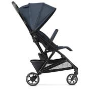 Deryan Easy Silla de Paseo Ligera, 0-4 años, 0-22 kg, Correa de Transporte, Silla Paseo Compacta, 3 Reclinaciones, Reclinación Total, Plegado Automático, Bandolera - Azul