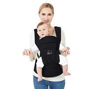 Deryan Pack portabebés para recién nacidos desde el nacimiento, bolsa de transporte para bebés, bolsa de transporte ergonómica, con compartimento de almacenamiento, múltiples posiciones de transporte,