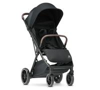 Deryan Rolo XL - Cochecito de viaje para niños desde el nacimiento hasta 22 kg (0-4 años), con 3 posiciones reclinables, ligero 8,1 kg y compacto, plegable con una sola mano, UPF 50+ parasol (negro)