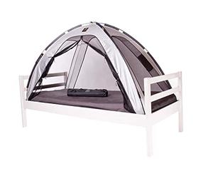 Deryan - Tienda para cama infantil, color plateado