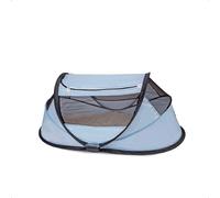 Deryan Travel Cot Cuna de Viaje - BabyBox - Pop up - Ligera, compacta y Plegable - Se despliega en Solo 2 Segundos - con mosquitera y Bolsa de Transporte - Azul