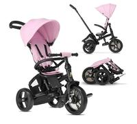 Deryan Triciclo Bébé Explorer de 9 Meses a 25 kg, Draisienne Evolutivo, Velo Carrito, Trike Bebé, Fácil de Plegar, Plegable, Capota desplegable con Protector Solar, Asiento Reversible, Almacenamiento