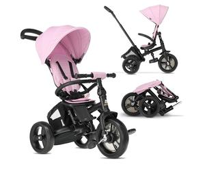 Deryan Triciclo Bébé Explorer de 9 Meses a 25 kg, Draisienne Evolutivo, Velo Carrito, Trike Bebé, Fácil de Plegar, Plegable, Capota desplegable con Protector Solar, Asiento Reversible, Almacenamiento
