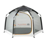 Deryan Up To Go Playpen - Parque portátil para niños de 0 a 10 años, parque infantil con mosquitera, UPF-50+, 134 x 134 x 109 cm, color crema