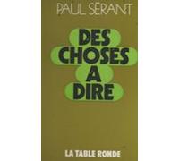 Des Choses À Dire (ebook)