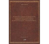 Des droits de succession de l'enfant naturel en droit romain et en droit français : dissertation pré