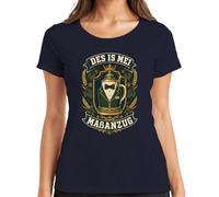 des is MEI Traje a medida Oktoberfest Bayern cerveza camiseta para mujer, azul marino, XL