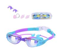 Des lunettes natation pour, des lunettes de natation pour les | Lunes de piscinas anti-brouillard avec bouchons d'oreille - Protection UV Eyewear de sports nautiques, verres de natat