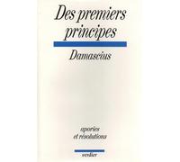 Des premiers principes: Apories et résolutions: 0000