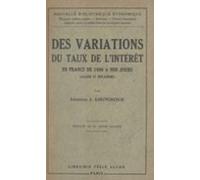 Des Variations Du Taux De Lintérêt En France De 1800 À Nos Jours (allu