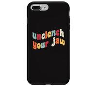 Desabrocha tu mandíbula Terapia de concienciación sobre la Salud Mental Ansiedad Carcasa para iPhone 7 Plus/8 Plus
