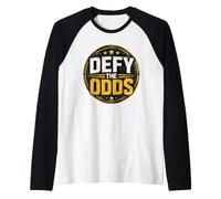 Desafiando Las probabilidades construidas de Manera Diferente Atreverse a Comenzar el Coraje Camiseta Manga Raglan