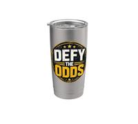 Desafiando las probabilidades construidas de manera diferente Atreverse a comenzar el coraje Vaso térmico de acero inoxidable de doble pared