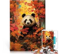 Desafiante de completar, Pero Divertido y Gracioso. Panda Salvaje Rompecabezas para Adultos de 1000 Piezas 38x52cm Una Obra de Arte para Mayores de 14 años