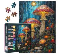 Desafiante Mosaico De Setas Mágicas Jigsaw Puzzles Como Regalo Para Amigos Familiares 1000 Piezas Descompresión Jigsaw Puzzle Divertido Setas Puzzle Para Adultos Decoración del Hogar 50 cm x 70 cm