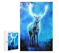 Desafiante Puzzle para Adultos 1000 PCS Enchanted Winter Deer Puzzle Familiar Regalo de Cumpleaños Gran Regalo para los fans de los Juegos 1000 PCS