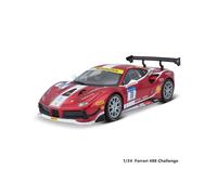 (Desafío 488 2017) 1:24 Ferrari 499P LMH FORMULA RACING 488 250GTO FXXK 458 Vehículo de lujo de aleación
