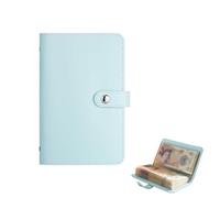 Desafío de Ahorro 100 Sobres 2026, Organizador de Presupuesto, Cartera para Ahorrar Dinero con 50 Páginas Doble Cara, Libro Reto de Ahorro para Parejas Oficina y Hogar(Blue)