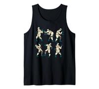 Desafío de Baile de la Momia Bailando de Halloween Camiseta sin Mangas
