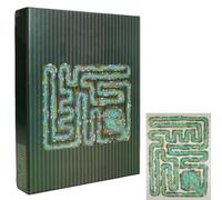 Desafío de Rompecabezas de Todos los Bordes del día de Verano en el río, Kit de Rompecabezas 501 Piezas, Tema único del río, Obra de Arte de Alta dificultad(Green)