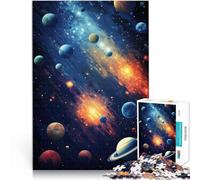 Desafío difícil para aliviar el estrés Obra de Arte del Cosmos Rompecabezas para Adolescentes de 1000 Piezas 26x38cm Decoración del hogar Apto para Mayores de 14 años.