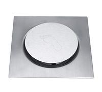 Desag¨¹e para Suelo Cuadrado de Acero Inoxidable 9,8x9,8 cm, 11,8x11,8 cm y 15x15 cm, Drenaje antiodor para Ducha con Protecci¨®n contra Insectos, Acabado Brillante y Cepillado
