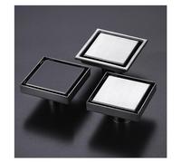 Desague Ducha Desagüe de Suelo de baño Invisible, Filtro de residuos Cuadrado de 10/12/15cm, desagüe de Ducha antiolor, colador, Accesorios de baño Sumidero Ducha (Color : Brushed 15x15cm)