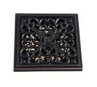 Desague Ducha Rejilla de desagüe de Ducha de Drenaje de Piso de desagüe de baño de Bronce frotado con Aceite Negro Sumidero Ducha