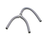Desague Lavadora Doble fregadero Drenaje de tres vías Manguera de la manguera Y Alcantarillado Manguera de drenaje for lavadora Fregadero de cocina Tubo Tubo Accesorios de baño Tubo Desague De Lavavaj