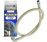 Desague Manguera Lavavajillas y Lavadora 1800 mm Ø30/20 mm con Código Original C00054869 C00027466 482000022642 482000026108 para Indesit para Ariston para Whirlpool - Garantía de 10 Años - MONTERAL