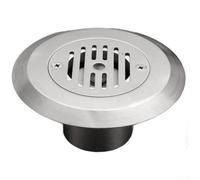 Desagüe de piscina de acero inoxidable con mecanismo de flujo ajustable y tapa desmontable para un fácil mantenimiento en instalaciones de estanques (tipo 50)