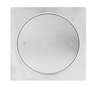 Desagüe de Piso, 20 X 20 Cm de Espesor Acero Inoxidable Resistente a la Oxidación Colador de Piso Bien Sellado, Fijación con Tornillos Fácil Instalación, Strianer de Drenaje de Piso Antiolor para Coci