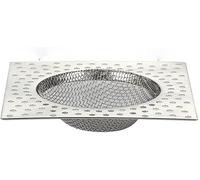 Desagüe de piso, colador de desagüe de fregadero, filtro de desagüe cuadrado de acero inoxidable for piso, filtro de desagüe de cocina for baño, colector de pelo, colador de fregadero, herramienta de