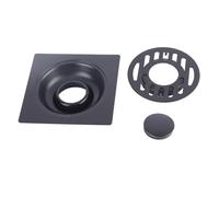 Desagüe de Piso de Ducha con Cubierta Redonda Extraíble Rotativa de Acero Inoxidable Reforzado Colador de Cabello Accesorios Baño Hotel Casa Drenaje Piso Lavadora