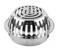 Desagüe de Piso para Patio al Aire Libre - Drenaje de Suelo Acero Inoxidable, Antiobstrucción Drenajes de Filtro Cubierta para Canalón, Alcantarillado(60mm/2.4in)