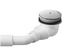 Desagüe de plato de ducha Duravit D-Code, salida horizontal, cromo, 791260000001000