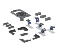 Desagüe de plato de ducha Geberit con cinco pies, integrado para el plato de ducha CleanFloor30, Instalación empotrada en el suelo, 551559001 - CM