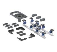 Desagüe de plato de ducha Geberit con diez pies, integrado para el plato de ducha CleanFloor30, Instalación empotrada en el suelo, 551.561.00.1