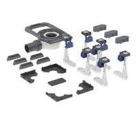 Desagüe de plato de ducha Geberit con siete pies largos, integrado para el plato de ducha CleanFloor30, altura del agua de sellado 50 mm, 551566001 - CM