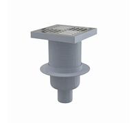 Desagüe de Suelo 150 desagüe DN 50 Vertical Acero Inoxidable Extra Plano - Desagüe de baño desagüe de ducha