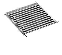 Desagüe de suelo acero inoxidable cuadrado lineal for baño, desagües for patio exterior, desagüe gran diámetro(B12X12)