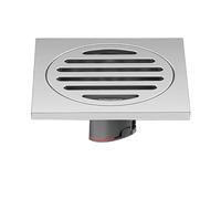 Desagüe de Suelo Antiolores - Rejilla Desague Ducha, Drenaje Rápido, Antiobstrucción, Acabado Espejo - Para Baño, Cocina, Garaje, Tuberías de 40/50/75 mm(Single Use,6cm/2.3in)