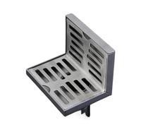 Desagüe de suelo baño acero inoxidable, inserto azulejo for ducha, rejilla drenaje lineal, escurridor, canal, salida agua para Baño Piso Cocina Y Más