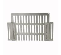 Desagüe de suelo esquina pared lateral for techo, pantalla filtro drenaje antihojas for balcón, desmontaje rejilla acero inoxidable para Baño Piso Cocina Y Más(12.5x12.5)