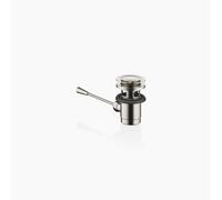 Desagüe Dornbracht, con palanca de rodilla 185mm, 1 1/4\", 10300970-06, Color: Mate platino