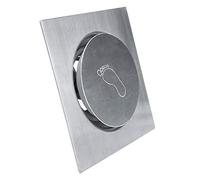 Desagüe Piso Cuadrado Acero Inoxidable 9.8x9.8cm 11.8x11.8cm 15x15cm, Drenaje Antiodor Duchas Protección Insectos Acabado Brillante y Cepillado