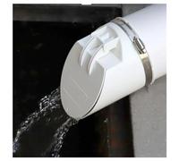 Desagües De Piso, 1 Pieza 50-110 Mm Tubería De Drenaje Desagües De Piso Cubierta De Techo Antiolor Tapa De Tubo De Lluvia Tapón De Colador Piezas De Tubería De Balcón Al Aire Libre Blanco ( Size : 110